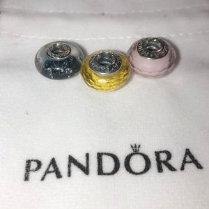 Pandora Fascinating Pink Murano Charm